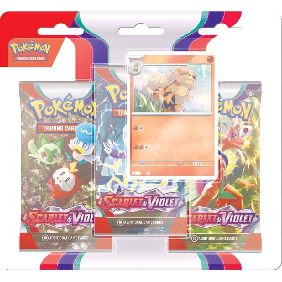 Pokemon TCG (PKMN): Scarlet And Violet Three Pack Blister