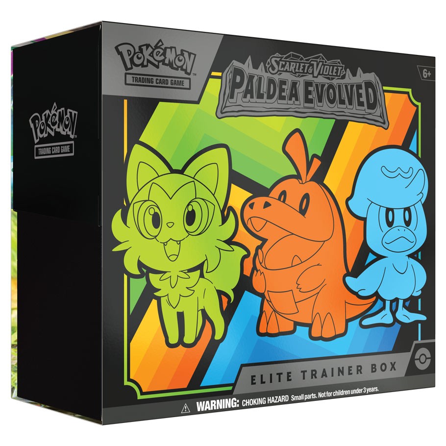 POKEMON TCG (PKMN): SCARLET AND VIOLET 2: Paldea Evolved Elite Trainer Box