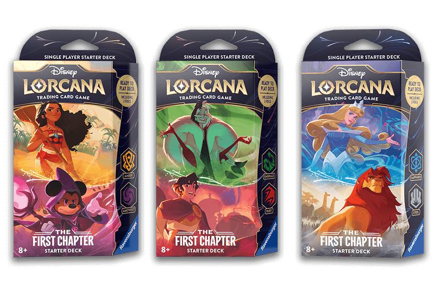 DISNEY LORCANA TCG: THE FIRST CHAPTER STARTER DECK
