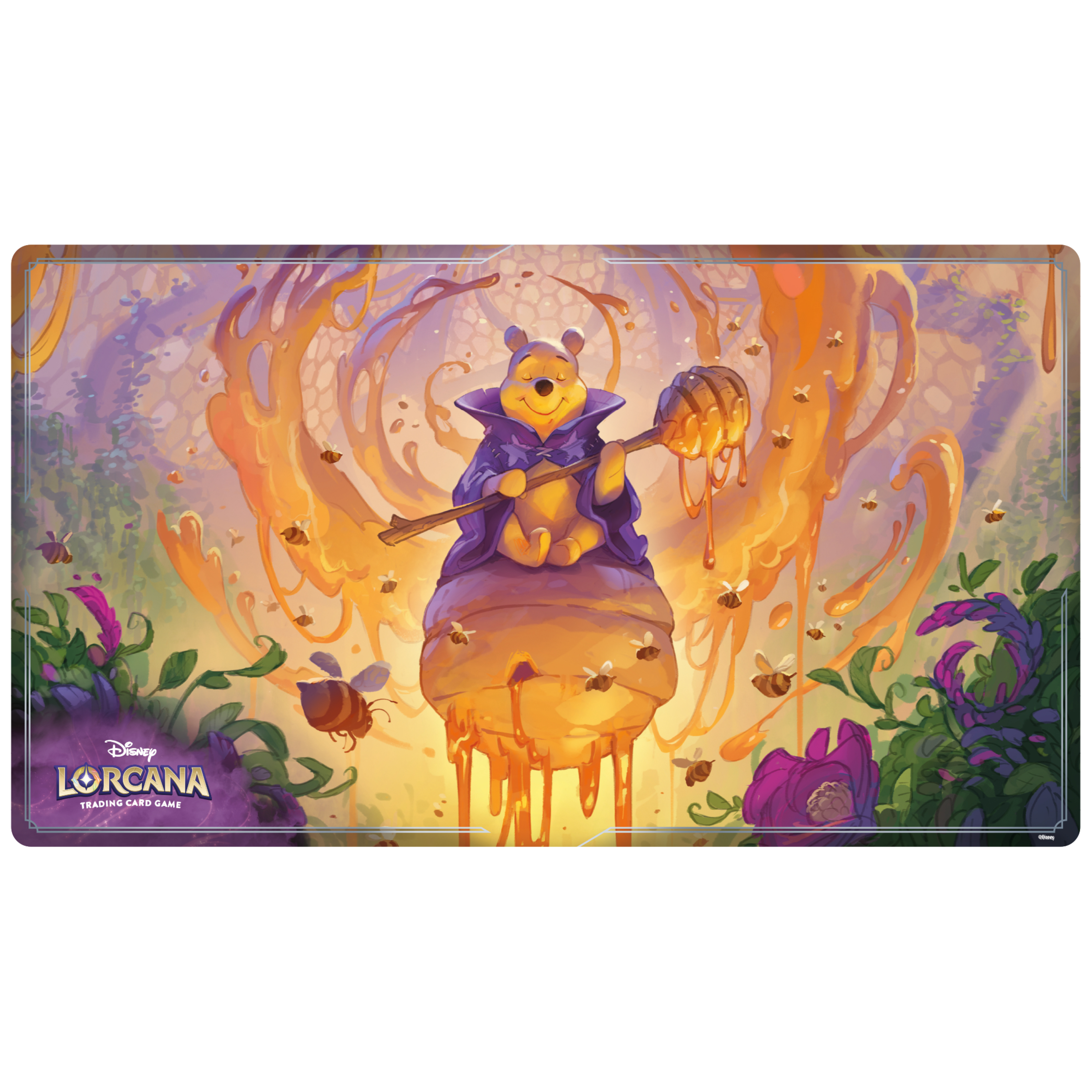 DISNEY LORCANA TCG: Rise of the Floodborn Neoprene PlayMat - Winnie the Pooh