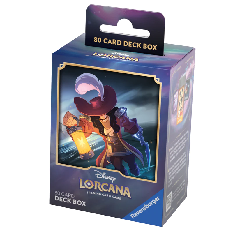 DISNEY LORCANA TCG: THE FIRST CHAPTER CAPTAIN HOOK DECK BOX