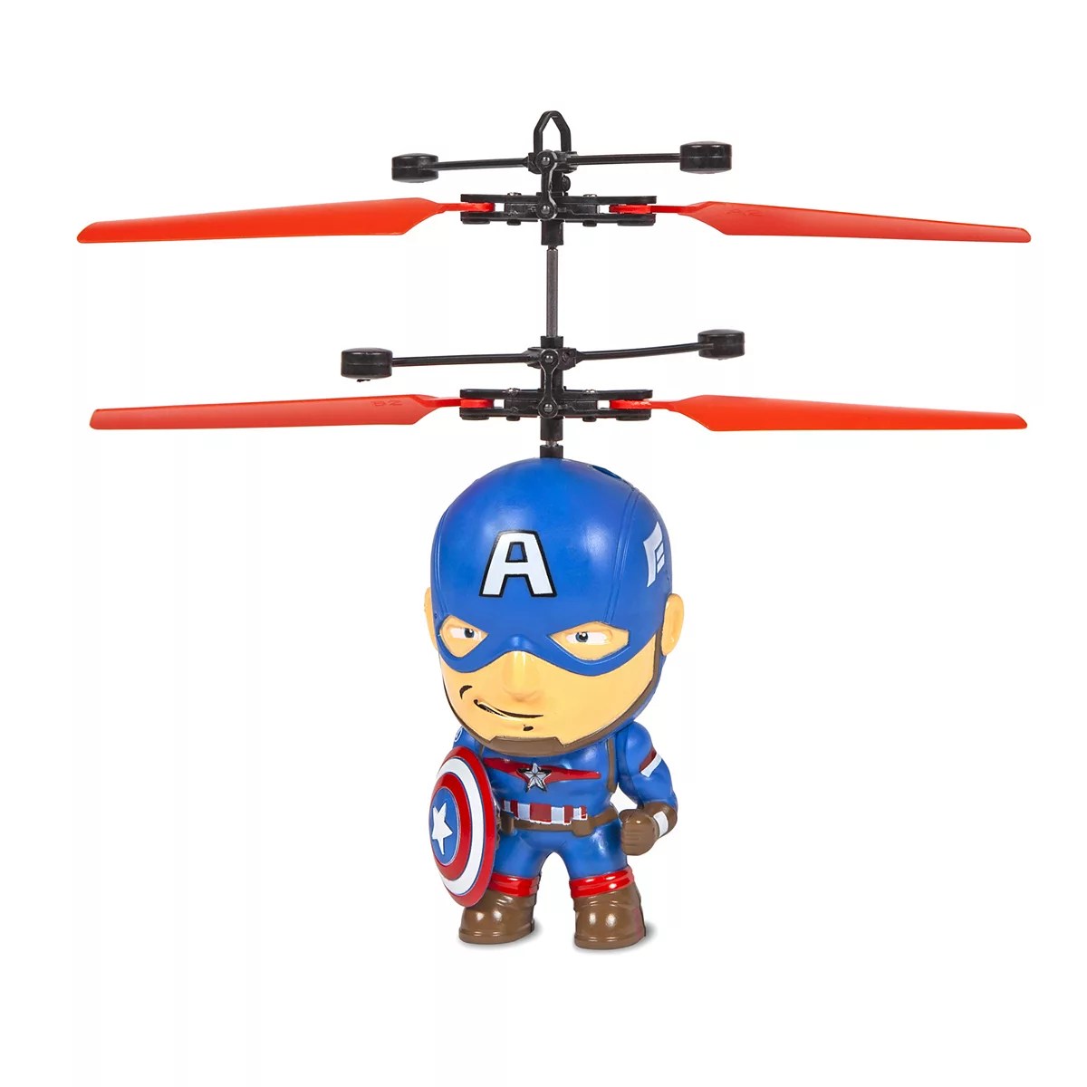 Marvel Captain America Flying Figure IR UFO Big Head Helicopter
