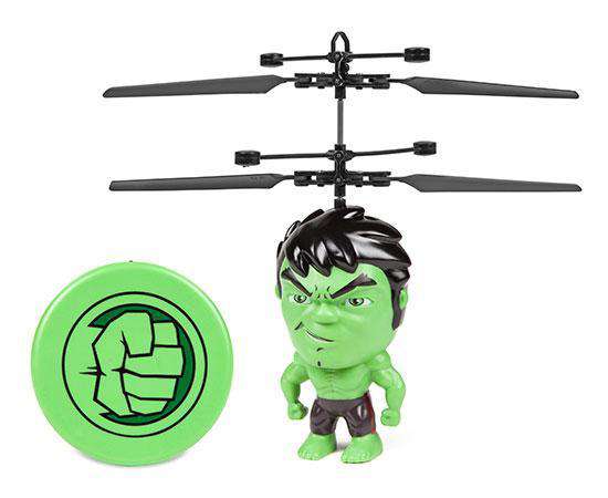 Marvel Hulk Flying Figure IR UFO Big Head Helicopter