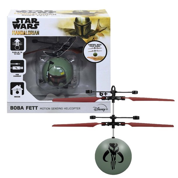 Star Wars The Mandalorian Boba Fett Motion Sensing Helicopter