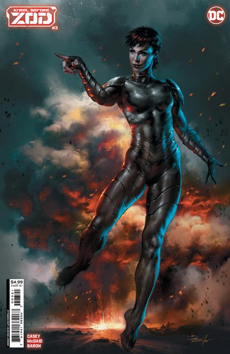 KNEEL BEFORE ZOD #3 (OF 12) CVR B LUCIO PARRILLO CARD STOCK VARIANT
