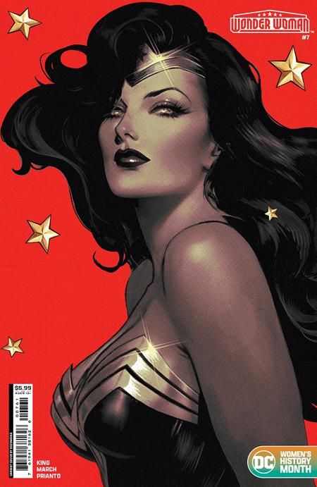 WONDER WOMAN #7 CVR D SOZOMAIKA WOMENS HISTORY MONTH CARD STOCK VARIANT