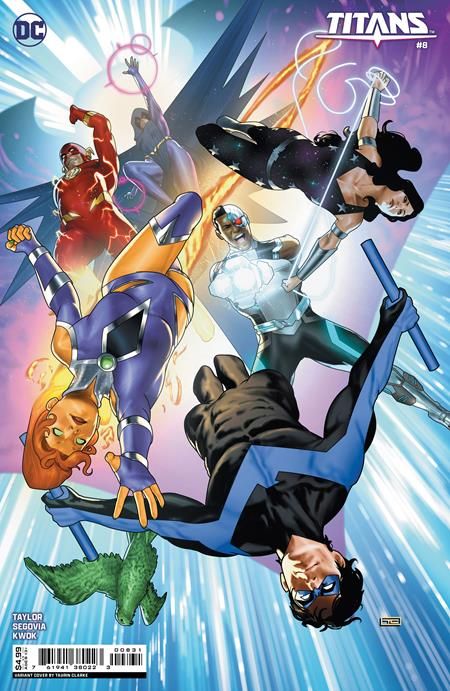 TITANS #8 CVR B TAURIN CLARKE CARD STOCK VARIANT