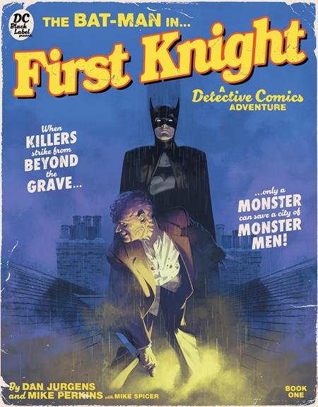 THE BAT-MAN FIRST KNIGHT #1 (OF 3) CVR C MARC ASPINALL PULP NOVEL VARIANT (MR)