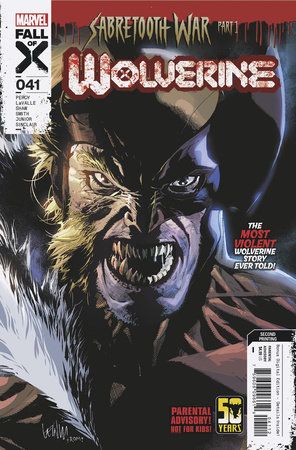 WOLVERINE #41 LEINIL YU 2ND PRINTING VARIANT