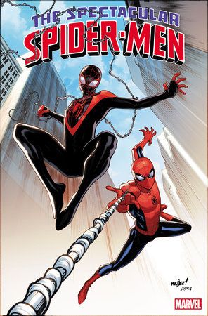 THE SPECTACULAR SPIDER-MEN #1 DAVID MARQUEZ FOIL VARIANT