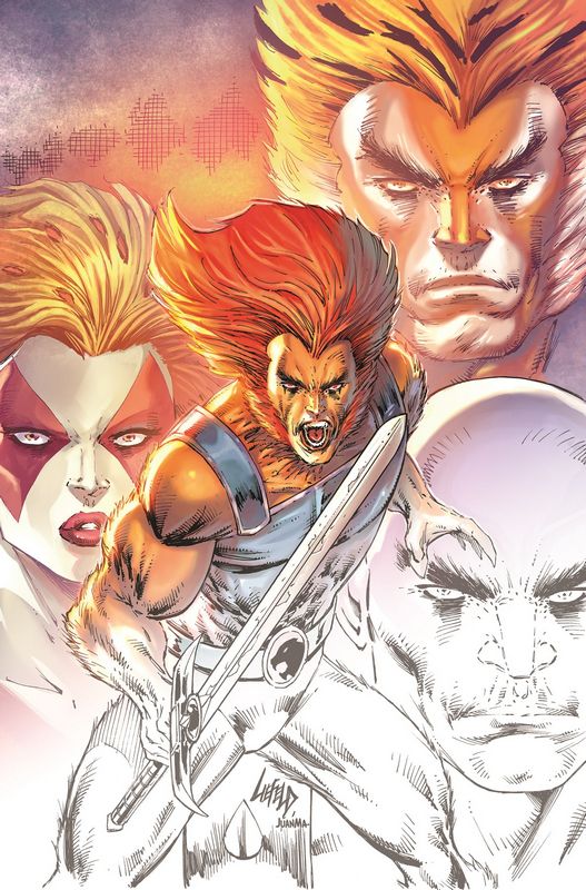 THUNDERCATS #1 2ND PTG CVR B 1:10 RATIO VARIANT LIEFELD VIRGIN