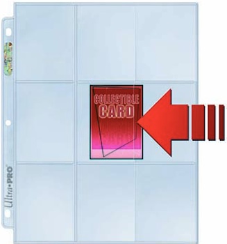 ULTRA PRO SIDE-LOADER 9 POCKET PAGE