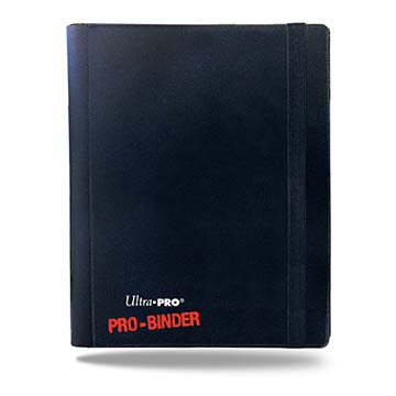 ULTRA PRO PREMIUM 4 POCKET BINDER BLACK