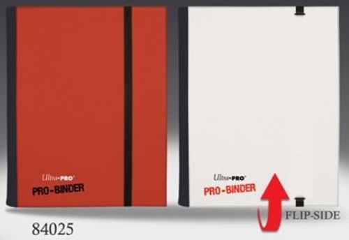ULTRA PRO PREMIUM 4 POCKET BINDER RED/WHITE