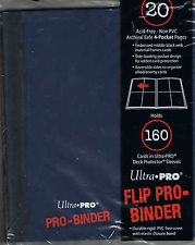 ULTRA PRO PREMIUM 4 POCKET BINDER BLUE/BLACK
