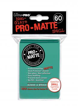 Ultra Pro Sleeves Small Sized Pro-Matte Aqua 60ct