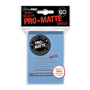 ULTRA PRO-MATTE YUGIOH SIZED SLEEVES: CLEAR