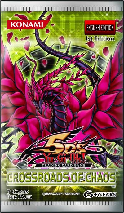 YU-GI-OH! (YGO): 5Ds Crossroads of Chaos ENGLISH Booster Pack 1ST Edition