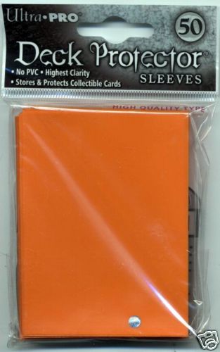 Ultra Pro Deck Protector Standard Sized Sleeves- Orange