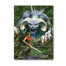 Ultra-Pro Gallery Series Deck Protector - Pakinson Standard Sized Gaming Sleeves : Blue Demon