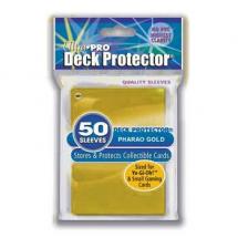 Ultra Pro Deck Protector YuGiOh Sized Sleeves- Pharaoh Gold